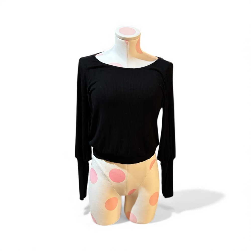 Bailey 44 Black Long Sleeve Top